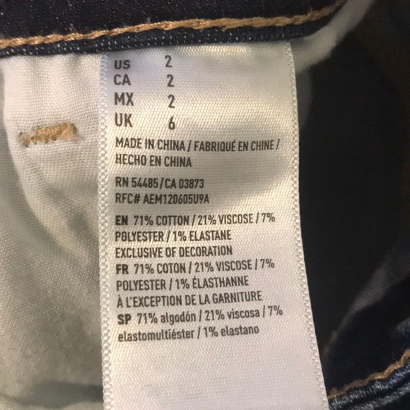 ae embroidered ripped short - Picture 4 of 5